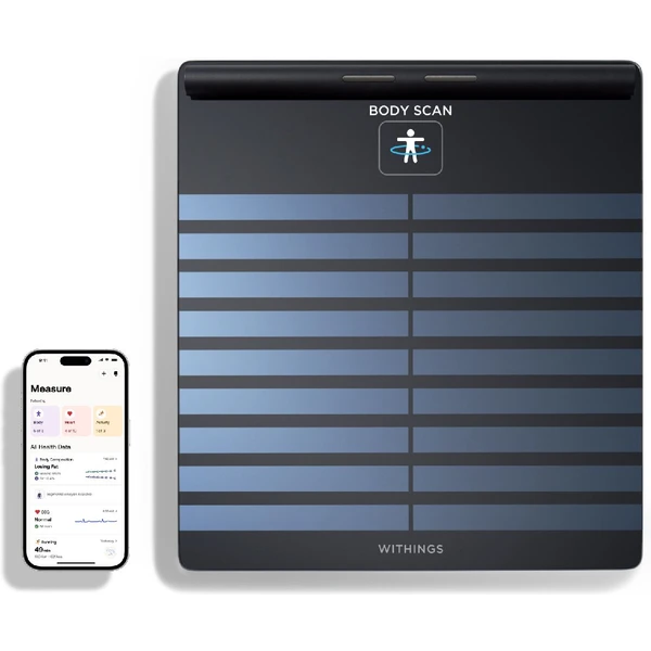 Withings Body Scan Connected Health Station - Black - Inteligentné váhy - Obrázok L864G00101