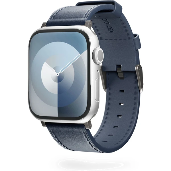 Epico Watch kožený remienok pre Apple Watch 38/40/41/42mm modrý - Remienky - Hlavný obrázok