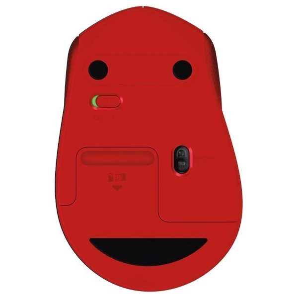 Logitech M330 Silent Plus červená - Myši - Obrázok L8E6300301