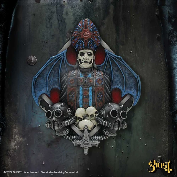 Nástenná plaketa Nemesis Now Ghost - Papa Emeritus IV 29,5 cm - Dekorácie - Obrázok L8EE000K01