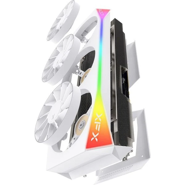 XFX Mercury AMD Radeon RX 9070 XT OC 16GB GDDR6, Magnetic Air Edition RGB white - Grafické karty - Obrázok L8LE000L01