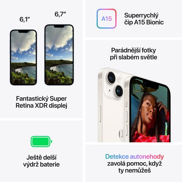 Apple iPhone 14 Plus 256GB modrý - Mobilné telefóny - Obrázok L8LG300401