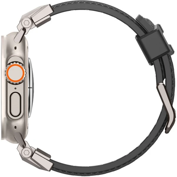 Spigen DuraPro Armor remienok Apple Watch Ultra 49/46/45/44/42mm strieborný/čierny - Remienky - Obrázok L8N5000701