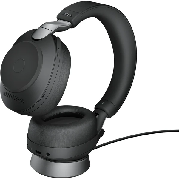 Jabra Evolve2 85 USB-A/Stand MS Black - Slúchadlá - Hlavný obrázok