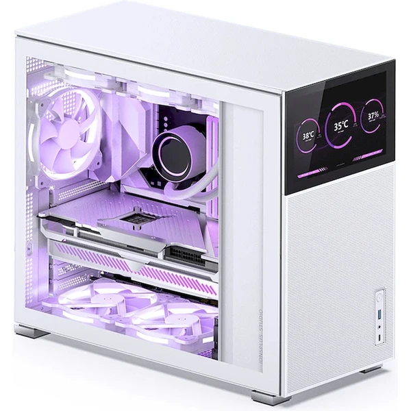 Jonsbo D41 MESH Screen biela - Počítačové skrine - Obrázok L8UD000K01