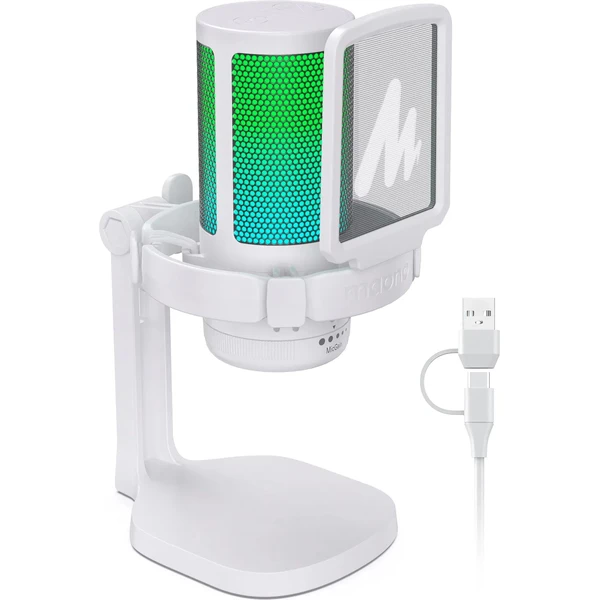 Maono DGM20 mikrofón biela - Mikrofóny - Obrázok L95B000O01