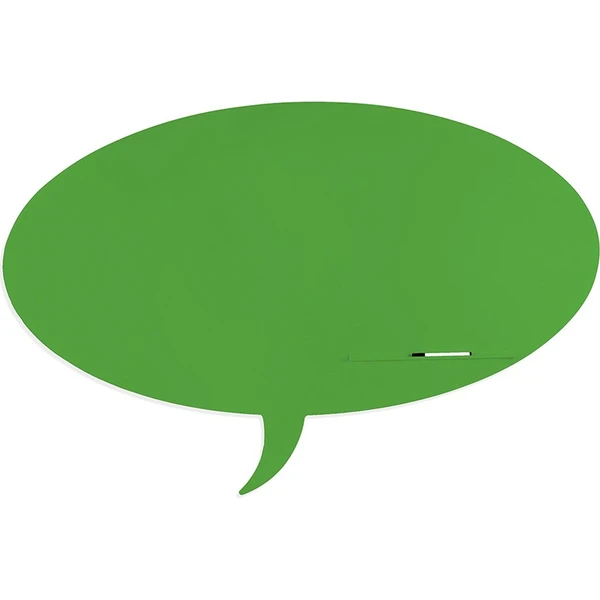 Rocada Skin Shape Talk 6440-6018 magnetická tabuľa zelenožltá RAL 6018 - Magnetické tabule - Hlavný obrázok