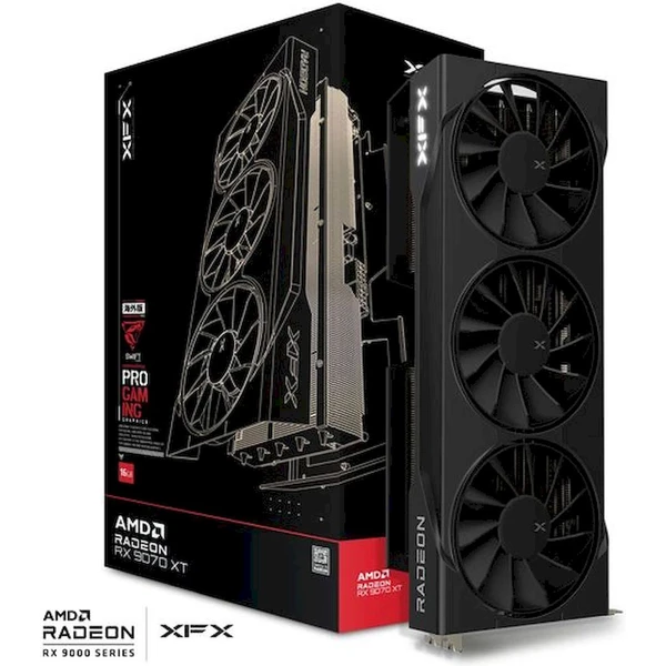 XFX Swift AMD Radeon RX 9070 XT 16GB GDDR6, triple fan - Grafické karty - Obrázok L9LE000L01
