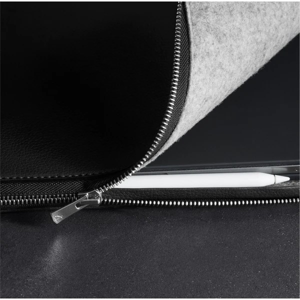 Woolnut Leather Folio kožené puzdro iPad Pro 12,9"/iPad Pro 13"/iPad Air 13" čierne - Puzdra - Obrázok L9LR100501