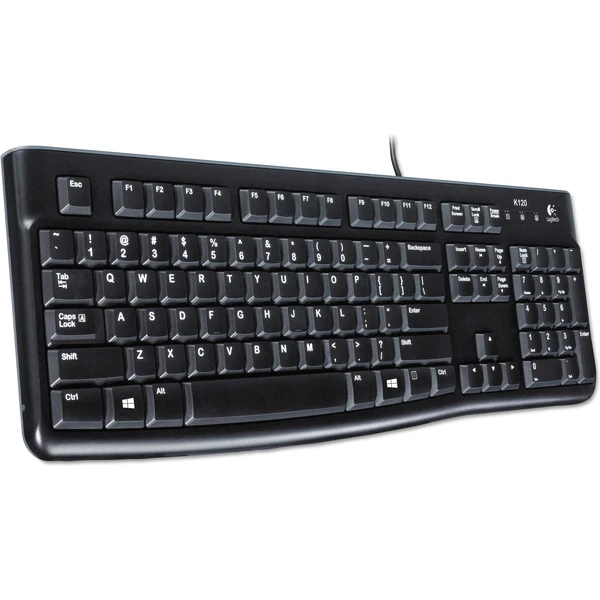 Logitech Klávesnica K120 CZ/SK USB čierna - Klávesnice - Hlavný obrázok