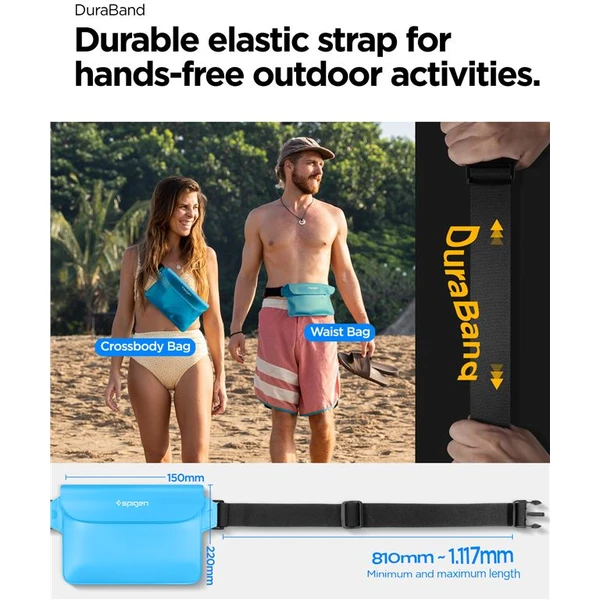 Spigen Aqua Shield WaterProof Waist Bag A620 2 Pack modrý - Puzdra - Obrázok LAN5000701