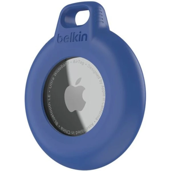 Belkin Secure Waterproof vodotesné puzdro na AirTag s krúžkom modré - Puzdra - Obrázok LBCF000O01