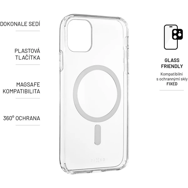 FIXED MagPure kryt s Magsafe Apple iPhone 11 číry - Puzdra - Obrázok LBEH100501