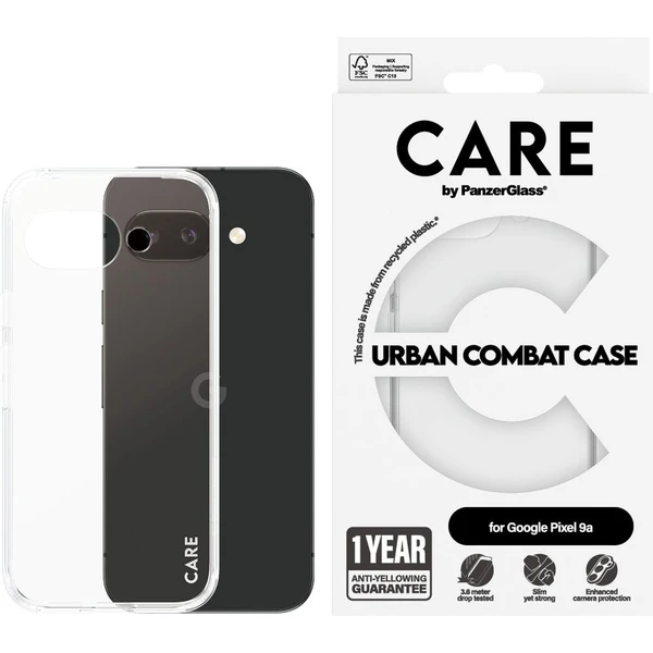 PanzerGlass® CARE kryt Google Pixel 9a Urban číry - Puzdra - Obrázok LBFH000L01