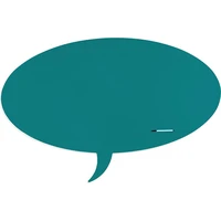 Rocada Skin Shape Talk 6441-5021 magnetická tabuľa vodná modrá RAL 5021 - Magnetické tabule