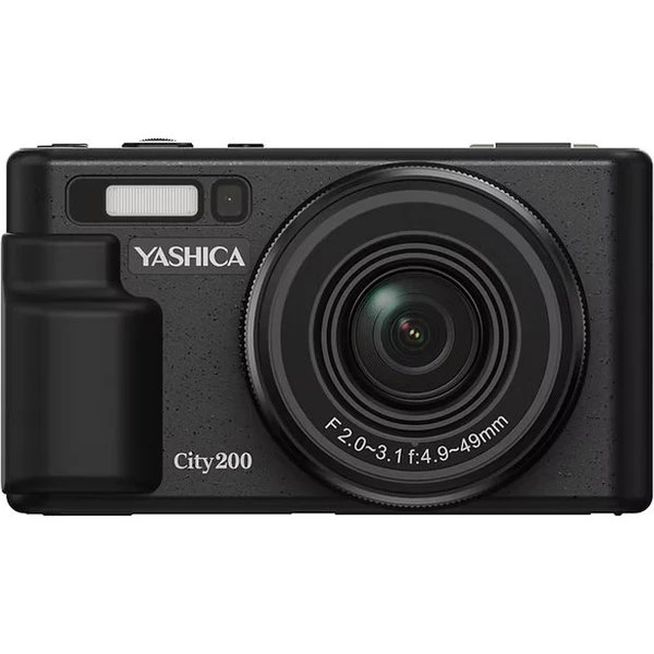 YASHICA City 200 digitálny fotoaparát čierny - Fotoaparáty - Hlavný obrázok