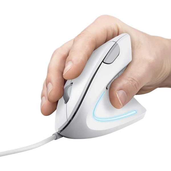 Trust Verto ergonomická myš biela - Myši - Obrázok LD30000P01
