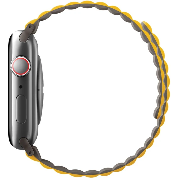 UNIQ Revix obojstranný remienok pre Apple Watch 49/46/45/44/42mm Mustard (Horčicový/Khaki) - Remienky - Obrázok LD3WF00101