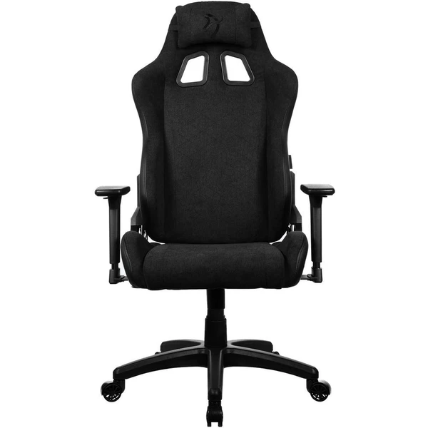 AROZZI AVANTI Soft Fabric herná stolička čierna - Stoličky - Hlavný obrázok