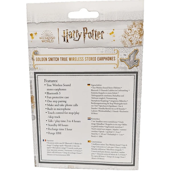 Lazerbuilt TWS slúchadlá Harry Potter - Snitch - Slúchadlá - Obrázok LDBG000K01