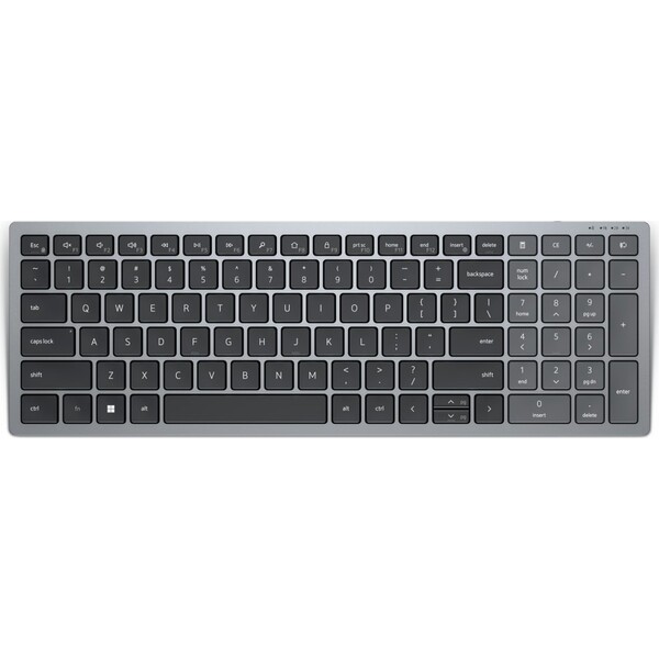 E-shop Dell KB740 bezdrôtová klávesnica US šedá