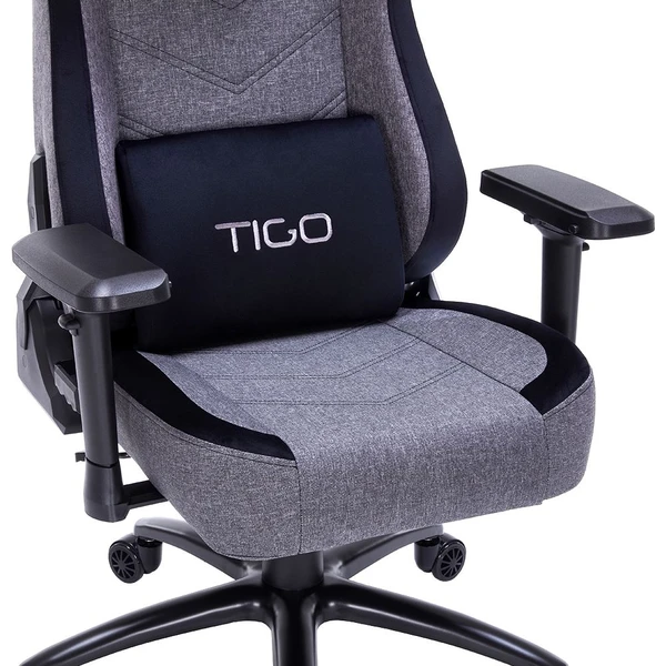 TIGO Raider herná stolička šedočierna - Stoličky - Obrázok LDMF000K01