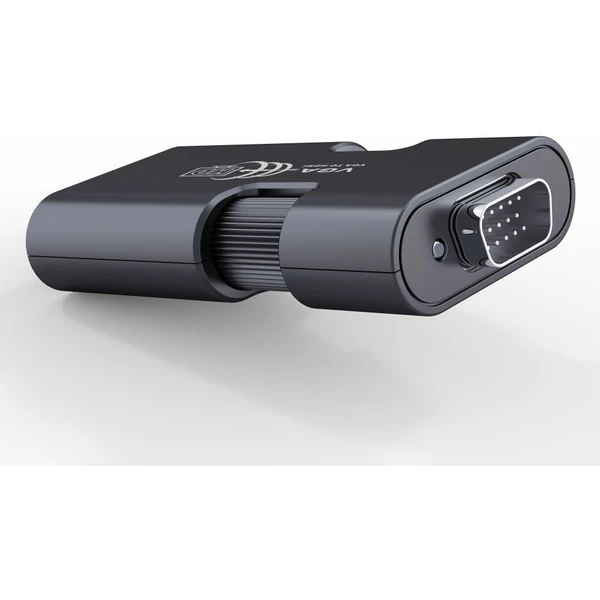 PremiumCord VGA + 3,5mm -> HDMI elektronická redukcia čierna - Káble a redukcie - Obrázok LDSU000501