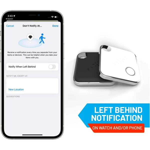 FIXED Tag Smart tracker s podporou Find My čierny - Lokátory - Obrázok LEUP100501