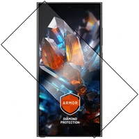 FIXED Armor prémiové tvrdené sklo s aplikátorom Samsung Galaxy S24 Ultra čierne - Ochranné fólie a sklo