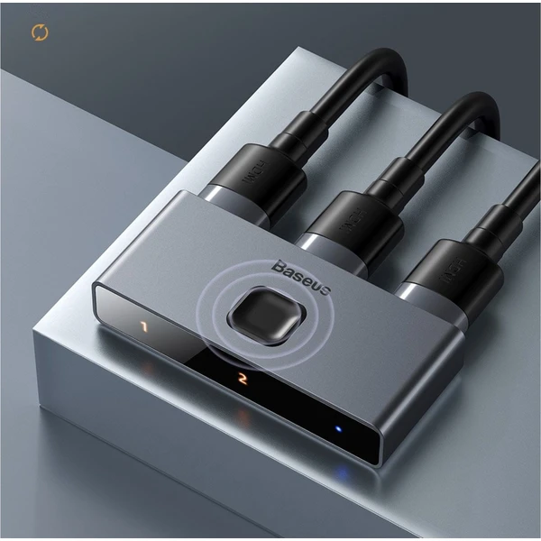 Baseus Matrix HDMI Splitter vesmírne šedý - Redukcie - Obrázok LF4HF00101