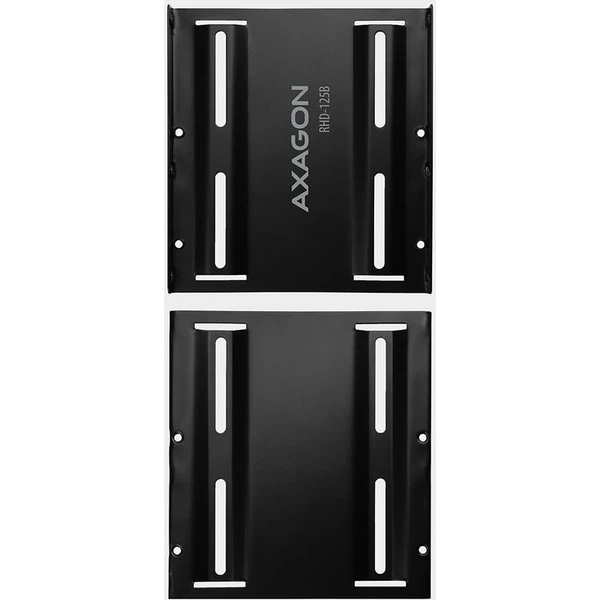 AXAGON RHD125B kovový rámček pre 1x 2.5' HDD/SSD do 3.5' pozície čierny - Rámiky na disky - Obrázok LF7HF00101