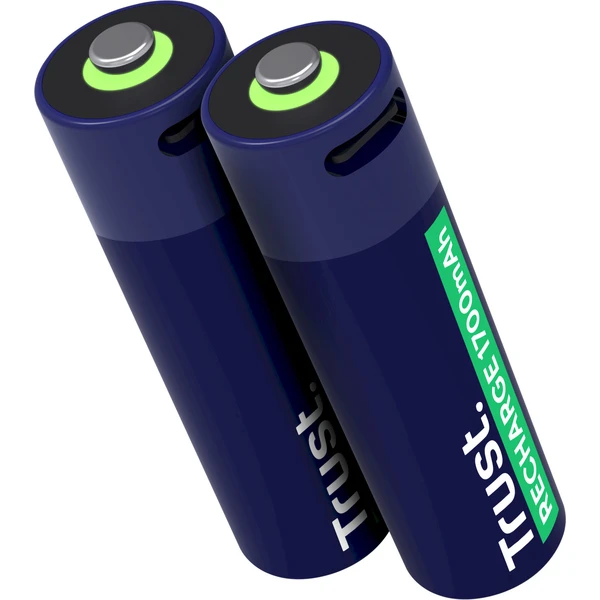Trust USB-C dobíjacia batéria AA - 2ks - Batérie - Obrázok LFAL000K01