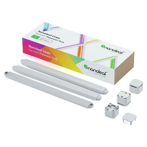 Nanoleaf Lines Squared Expansion Pack 3 ks - Inteligentné osvetlenie - Hlavný obrázok