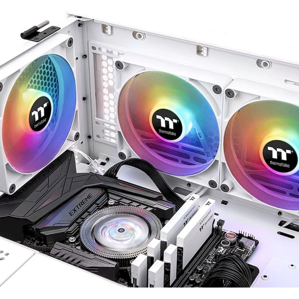 Thermaltake CT120 ARGB 2-Pack biela - Ventilátory pre PC - Obrázok LG0M000K01