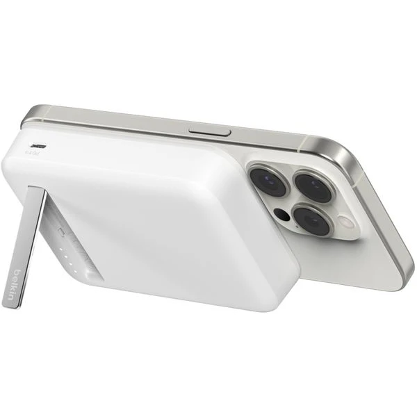Belkin Boost Charge Pro (Qi2) MagSafe powerbanka, 10000mAh, 15W, biela - Powerbanky - Obrázok LGAB000J01
