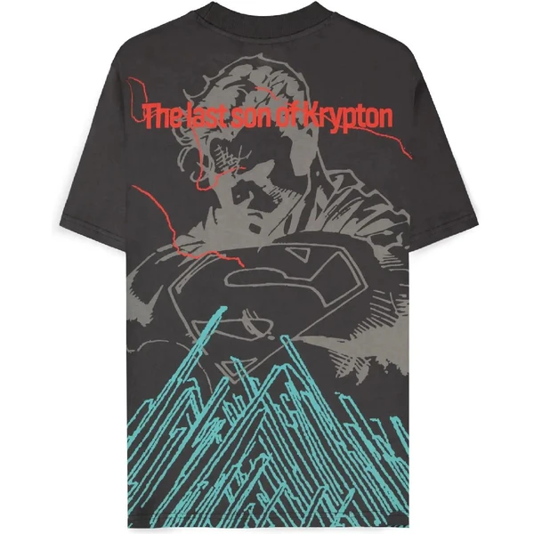 Tričko Superman - Dark Grey Son of Krypton L - Tričká - Obrázok LGJE000K01