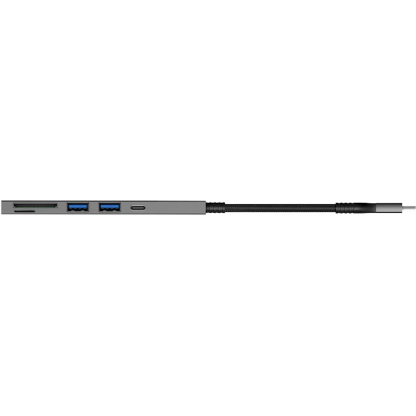 CONNECT IT CompactPRO USB-C hub + čítačka kariet antracitový - USB huby - Obrázok LGTG000K01