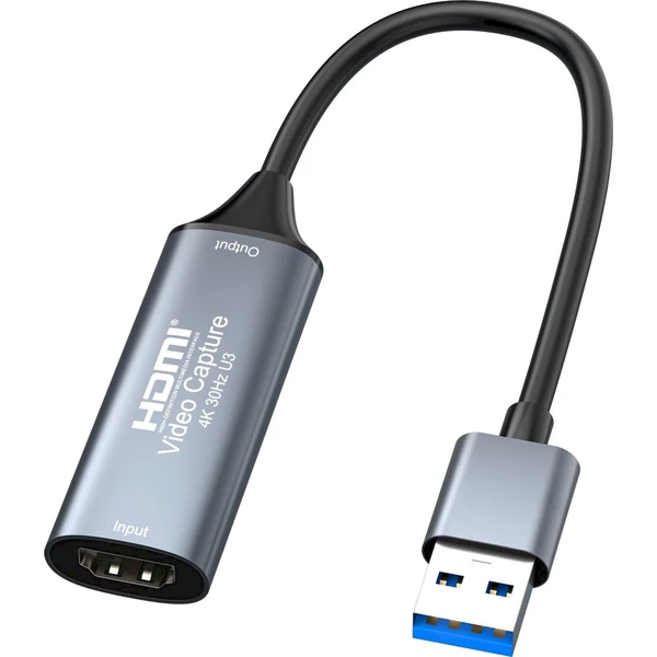 PremiumCord HDMI capture/grabber USB-A sivý - Záznamové zariadenia - Hlavný obrázok