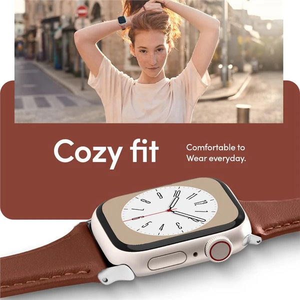 Spigen Kajuk Watch Band remienok Apple Watch 41/40/38mm hnedý - Remienky - Obrázok LHC5000L01