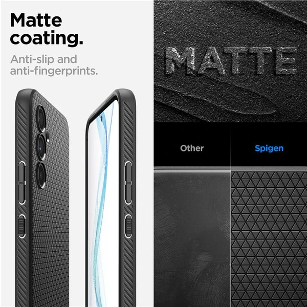 Spigen Liquid Air kryt Samsung Galaxy A54 5G čierny - Puzdra - Obrázok LHLN100501