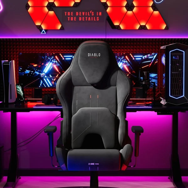 Diablo X.One Prime Normal Size hracia stolička čierna - Stoličky - Obrázok LICG000K01