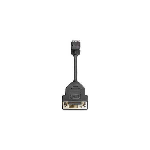 E-shop HP DisplayPort/DVI-D redukcia 0,19m čierna