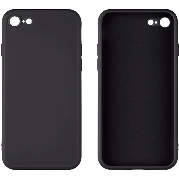 Obal:Me Matte TPU Kryt pre Apple iPhone 7/8/SE (20/22) čierny - Puzdra - Obrázok LIS0000L01