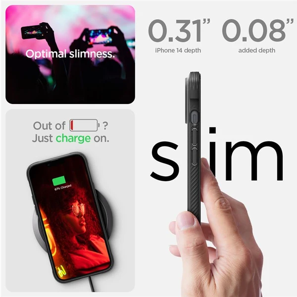 Spigen Rugged Armor Mag kryt iPhone 14 čierny - Puzdra - Obrázok LIZG300401