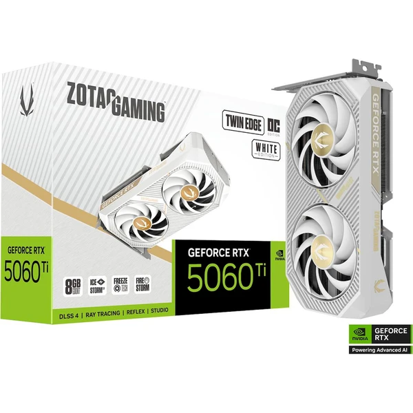 ZOTAC NVIDIA GeForce RTX 5060 Ti Twin Edge OC White - Grafické karty - Obrázok LJLI000K01
