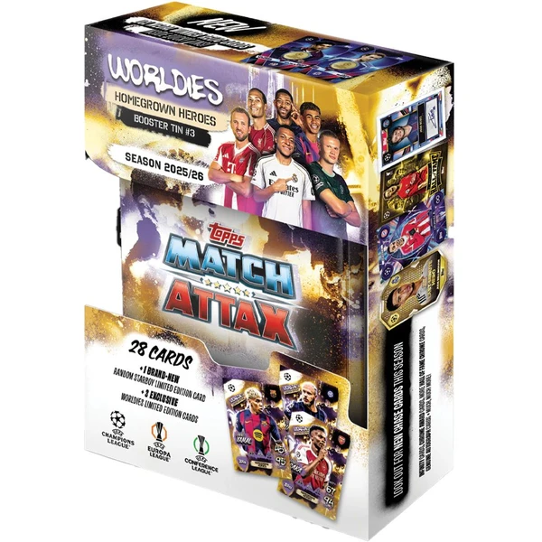Futbalové karty Topps UCC Match Attax 2025/26 Booster Tin - Futbalové karty - Obrázok LKDJ000K01