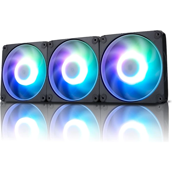 InWin Mercury AM120S ARGB 120mm čierny 3 pack - Ventilátory pre PC - Obrázok LKIJ000K01