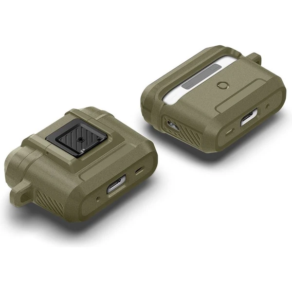 Spigen Lock Fit odolné púzdro Apple AirPods Pro 2 gen. vintage khaki - Puzdra - Obrázok LKK0000N01