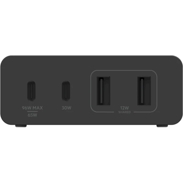 Belkin BoostCharge PRO 4portová GaN nabíjacia stanica (108W) s Power Delivery, čierna  - Nabíjačky - Obrázok LKT6000K01