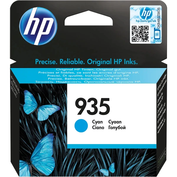 HP C2P20AE č. 935 Azúrová originálna - Cartridge - Hlavný obrázok